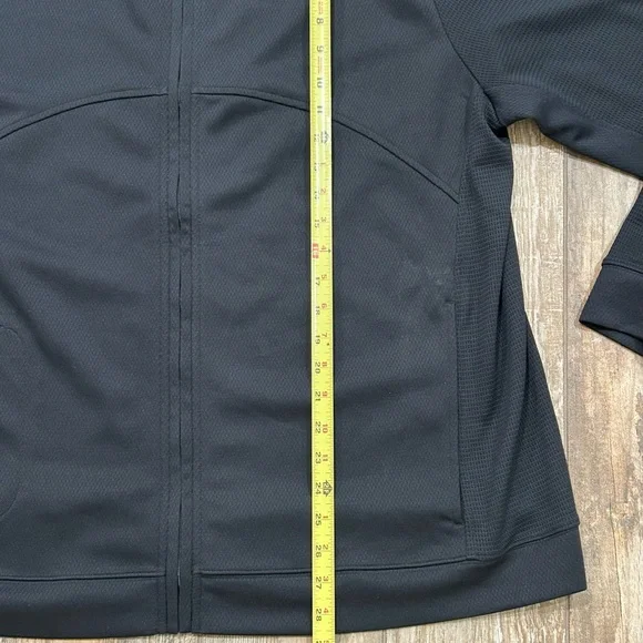 Women’s long sleeve Black Zip Up XXXL 3X Jacket Coat with Front Zip Pocket NWOT - Picture 3 of 5